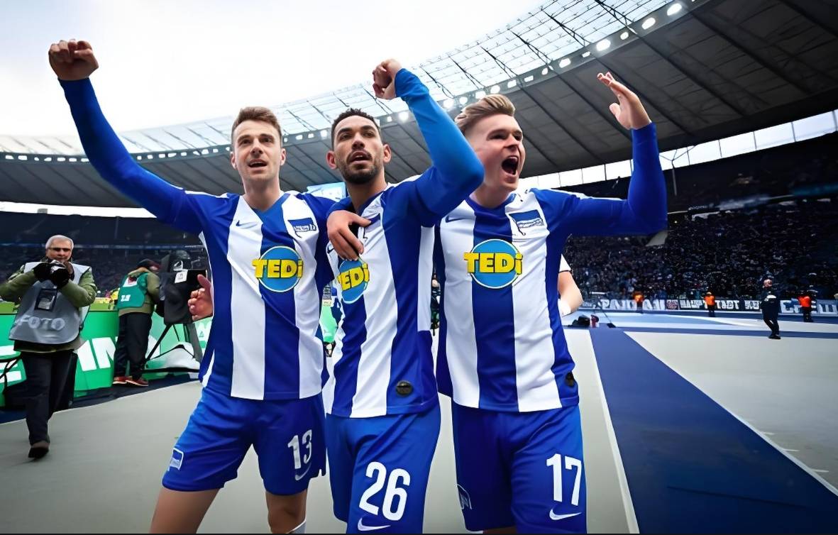 柏林赫塔前锋状态神勇,成为球队得分保障 柏林赫塔前锋状态神勇,成为球队得分保障